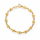 Forgylt hjertearmbånd thumbnail