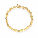 Forgylt hjertearmbånd thumbnail