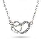 Halskjede dobbelt hjerte thumbnail