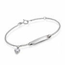 ID-armbånd i sølv - Hjerte thumbnail