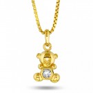 Halskjede i gull - Bamse thumbnail