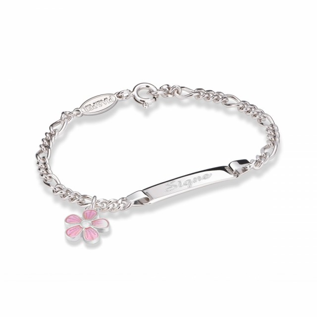Slik kan armbåndet se ut med gravering.