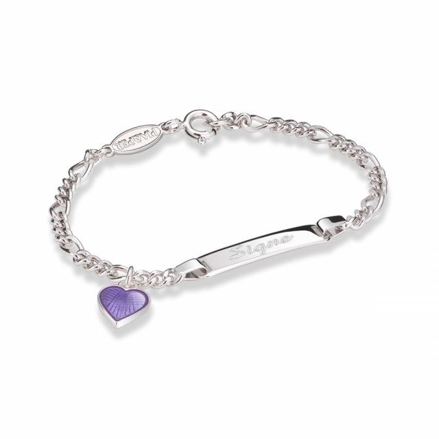 Slik kan armbåndet se ut med gravering.